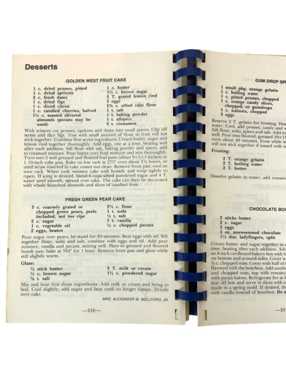 Womans Exchange of Memphis TN Cook Book Volume II 1st Printing 1976 Spiral Bound